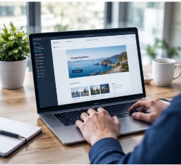 Custom-designed corporate business website